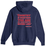 Navy Quote Pullover Hoodie