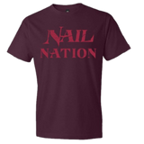 Maroon Nail Nation Tee
